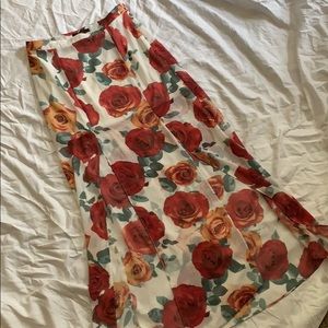 Floral Maxi Skirt